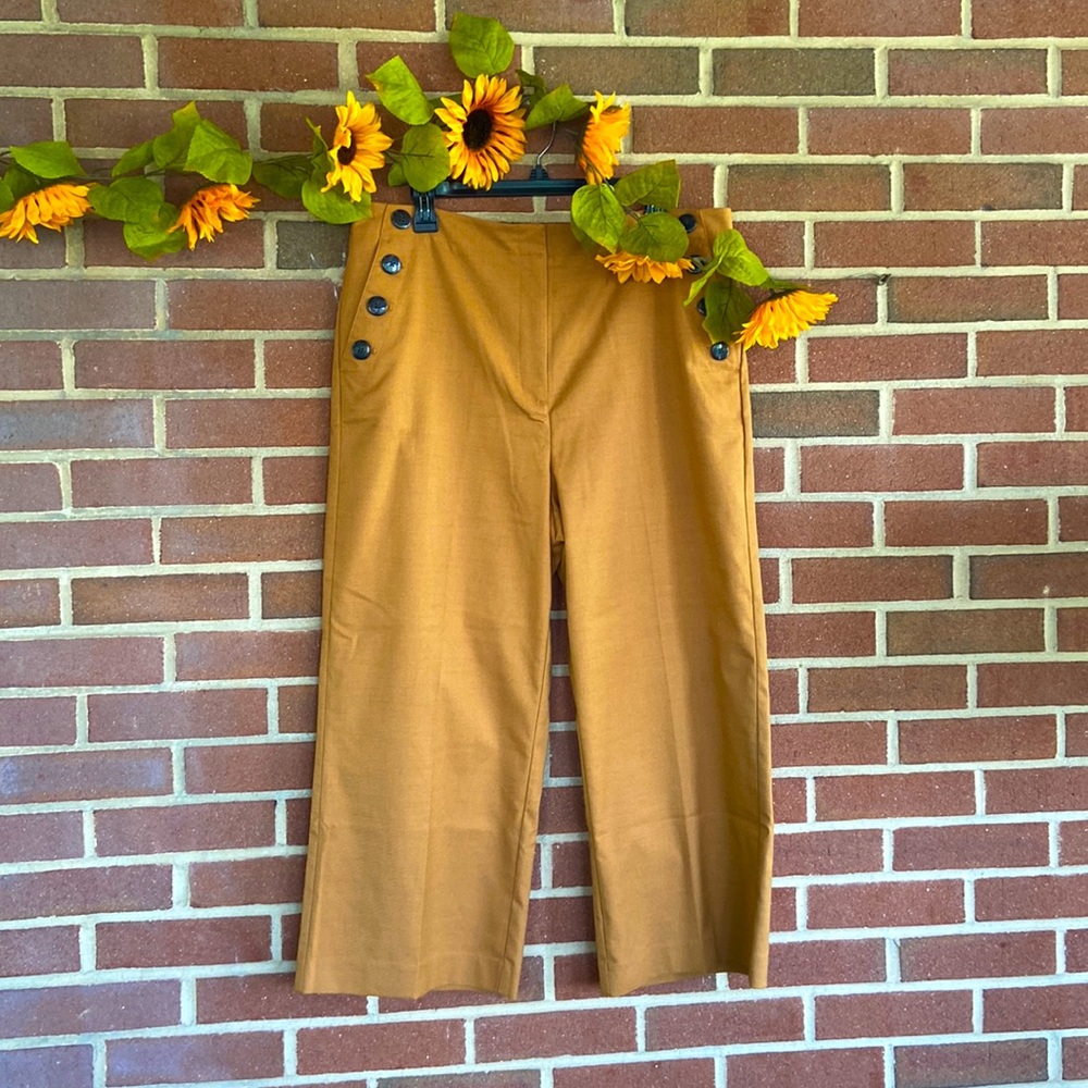 Sailor Wide-leg Crop Pants